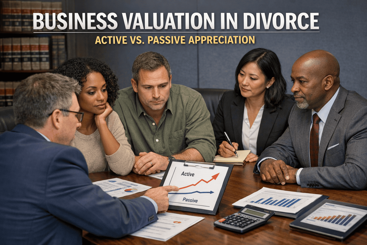 Business Valuation in Divorce: Active vs. Passive Appreciation Explained 
